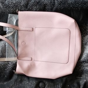 Pink tote bag